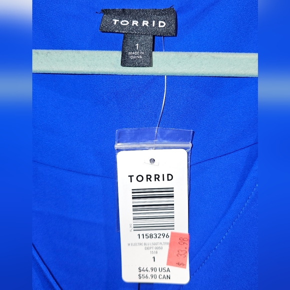 Blue torrid blouse - Picture 4 of 4